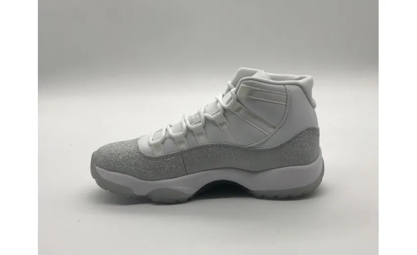 Bstsneaker- Air Jordan 11 Retro White Metallic Silver (W) AR0715-100 
