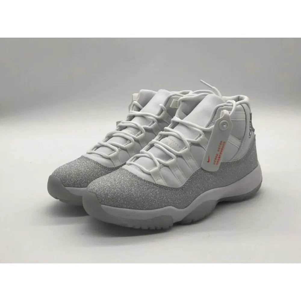 Bstsneaker- Air Jordan 11 Retro White Metallic Silver (W) AR0715-100 