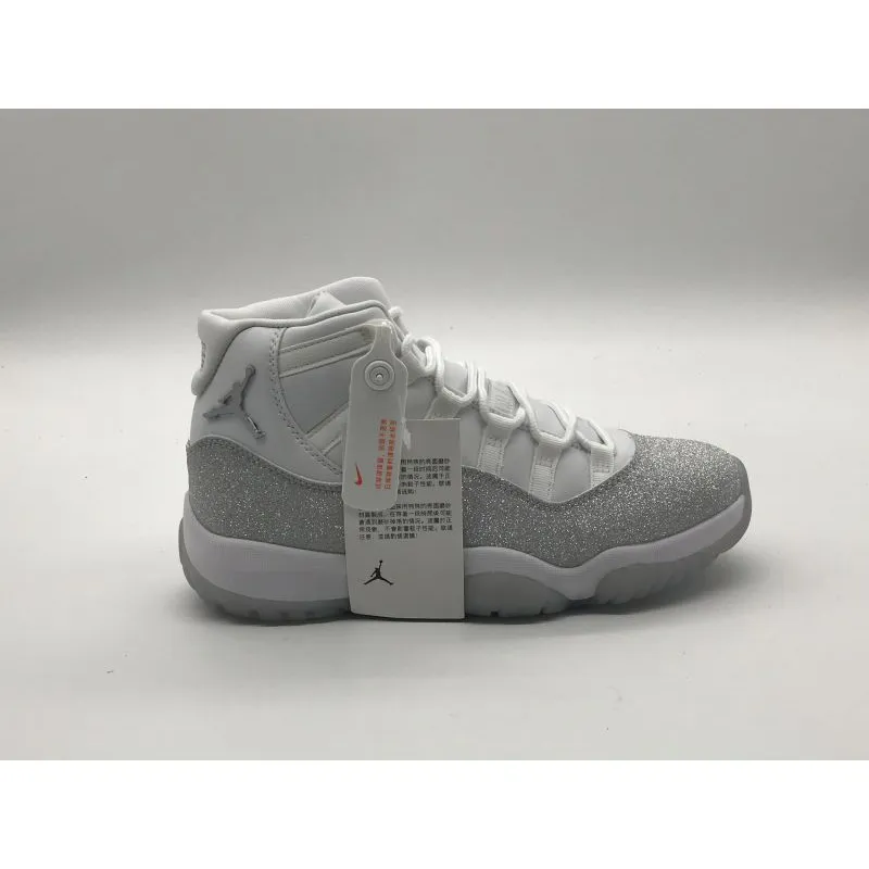  Air Jordan 11 Retro White Metallic Silver (W) AR0715-100 