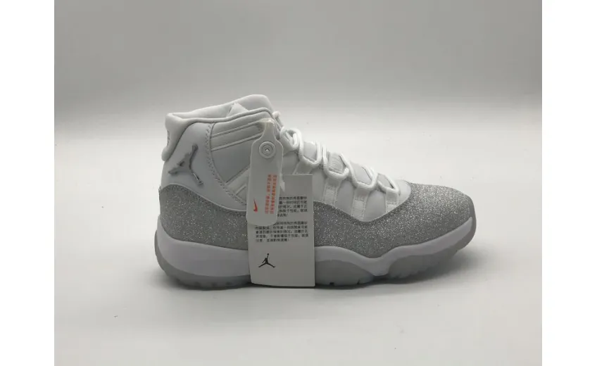 Bstsneaker- Air Jordan 11 Retro White Metallic Silver (W) AR0715-100 