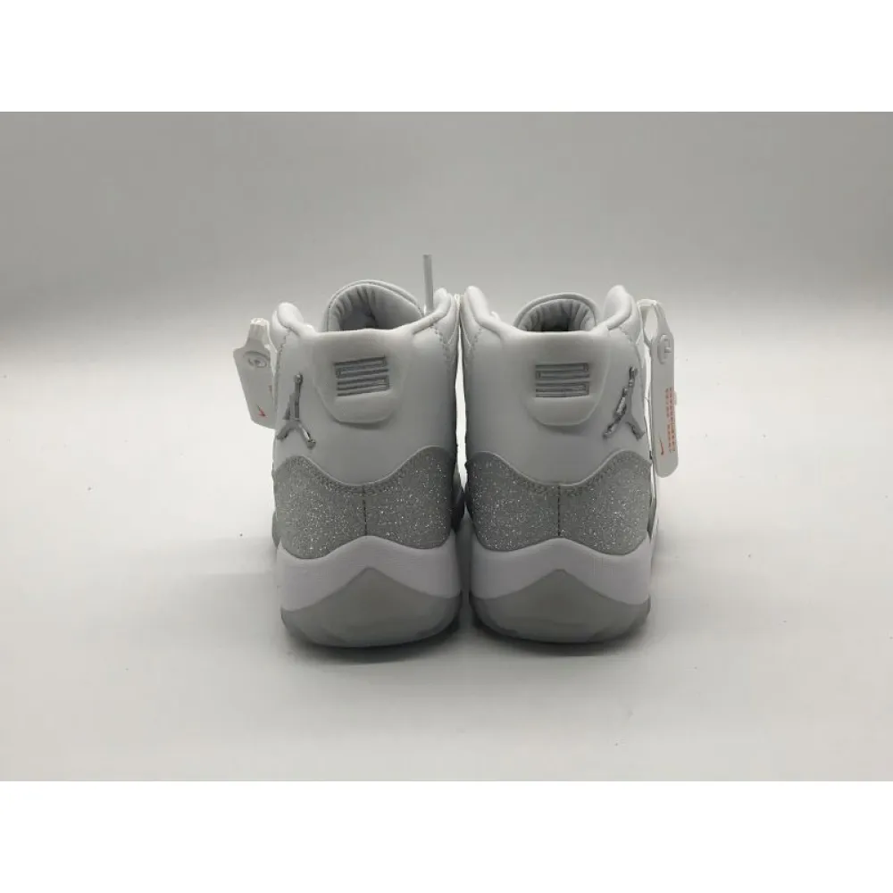 Bstsneaker- Air Jordan 11 Retro White Metallic Silver (W) AR0715-100 