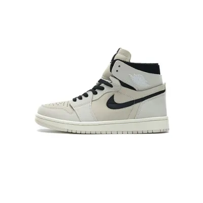  Air Jordan 1 High Zoom Air CMFT Summit White Black (W) CT0979-100  01