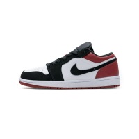  Air Jordan 1 Low Black Toe 553558-116 