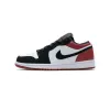 Bstsneaker- Air Jordan 1 Low Black Toe 553558-116 