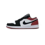 Bstsneaker- Air Jordan 1 Low Black Toe 553558-116 