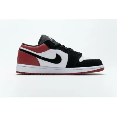  Air Jordan 1 Low Black Toe 553558-116  02