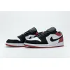 Bstsneaker- Air Jordan 1 Low Black Toe 553558-116 