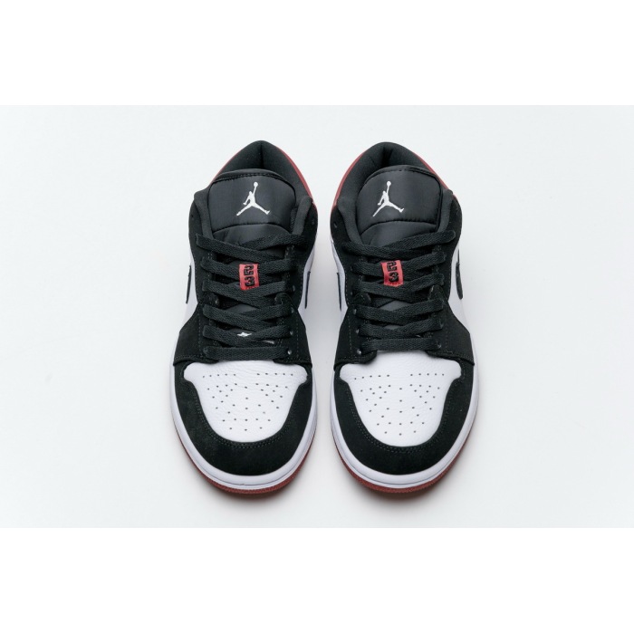  Air Jordan 1 Low Black Toe 553558-116 