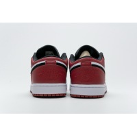  Air Jordan 1 Low Black Toe 553558-116 