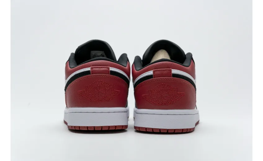 Bstsneaker- Air Jordan 1 Low Black Toe 553558-116 