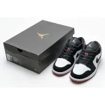 Bstsneaker- Air Jordan 1 Low Black Toe 553558-116 
