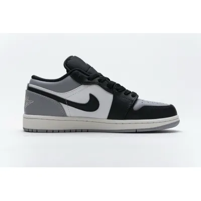 Air Jordan 1 Low Grey Toe 553558-110   02