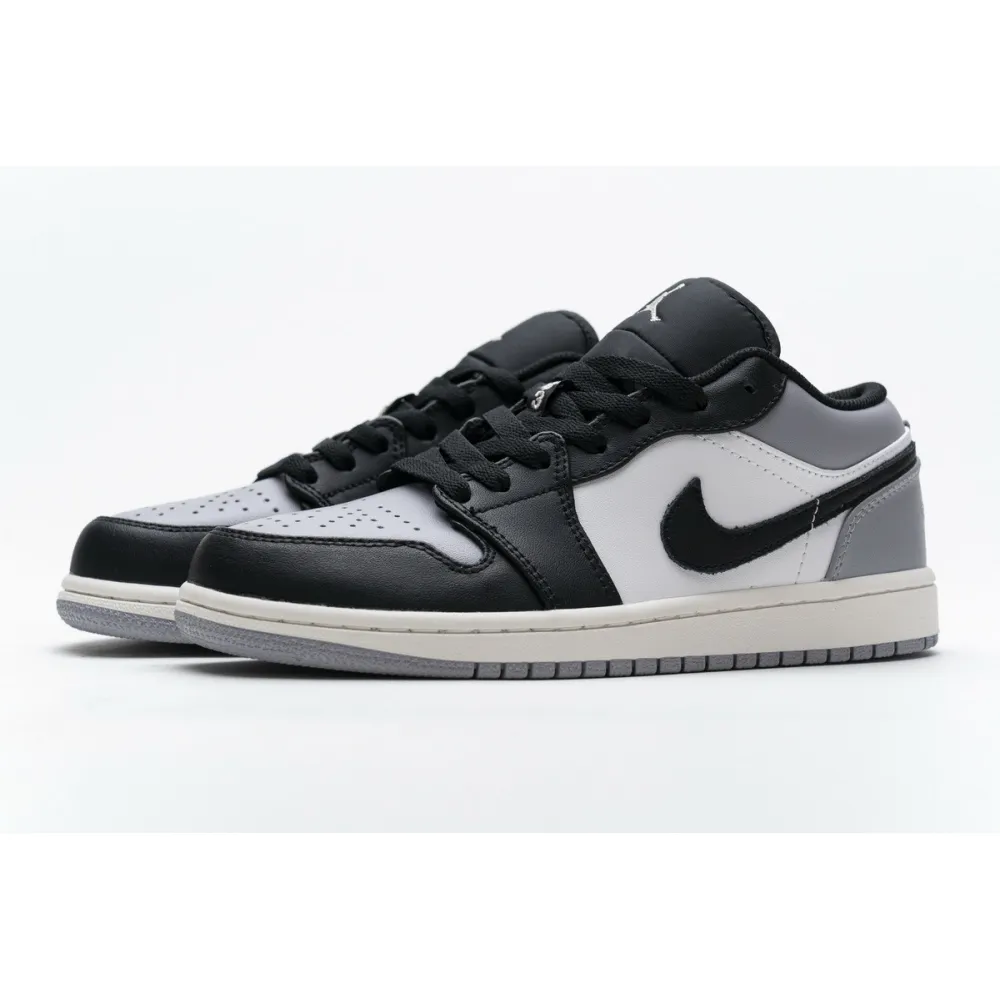 Bstsneaker- Air Jordan 1 Low Grey Toe 553558-110  
