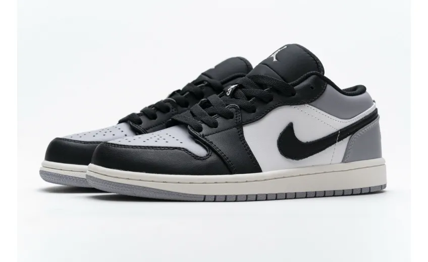 Bstsneaker- Air Jordan 1 Low Grey Toe 553558-110  