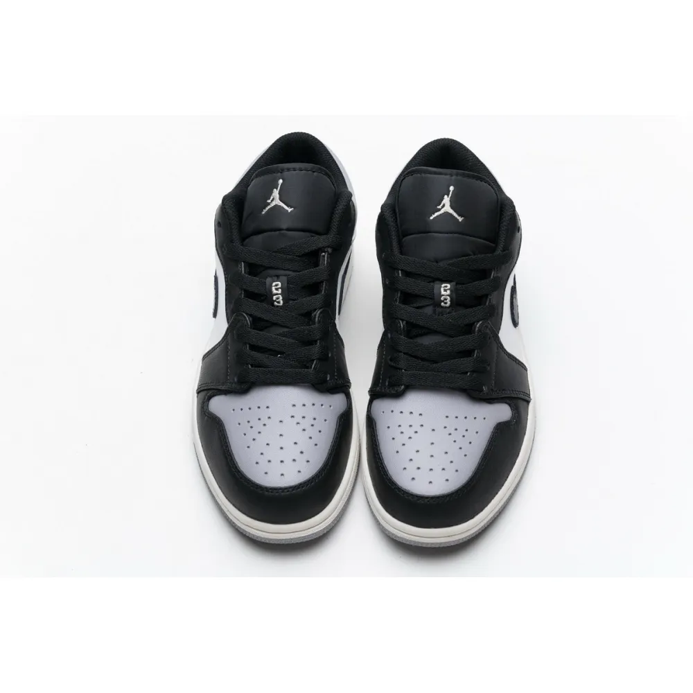 Bstsneaker- Air Jordan 1 Low Grey Toe 553558-110  