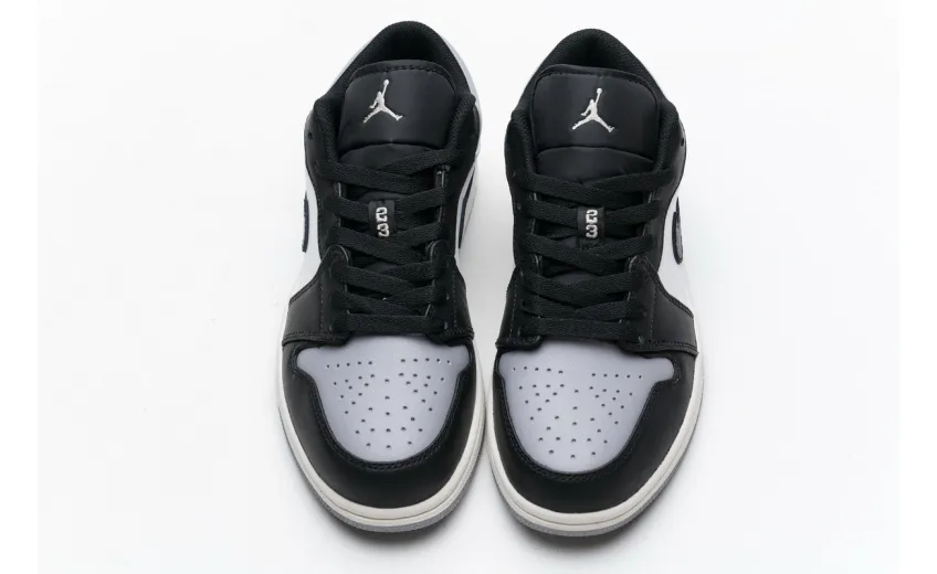 Bstsneaker- Air Jordan 1 Low Grey Toe 553558-110  