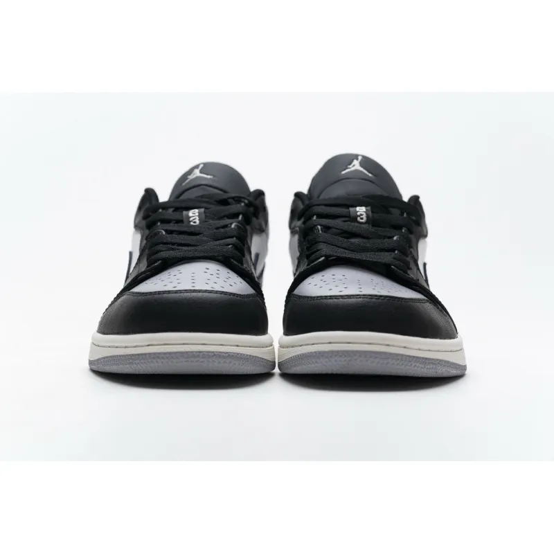 Bstsneaker- Air Jordan 1 Low Grey Toe 553558-110  