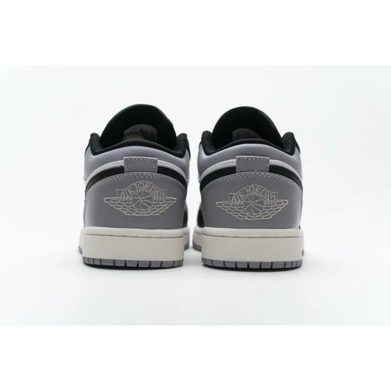 Bstsneaker- Air Jordan 1 Low Grey Toe 553558-110  