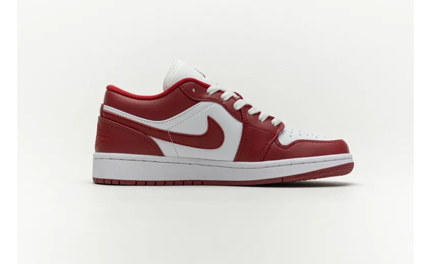 Bstsneaker- Air Jordan 1 Low Gym Red White 553558-611 