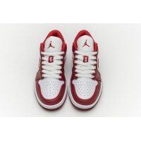  Air Jordan 1 Low Gym Red White 553558-611 