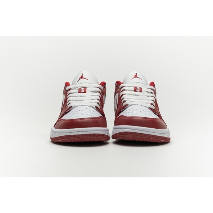  Air Jordan 1 Low Gym Red White 553558-611 
