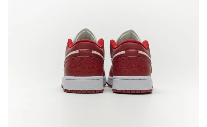 Bstsneaker- Air Jordan 1 Low Gym Red White 553558-611 