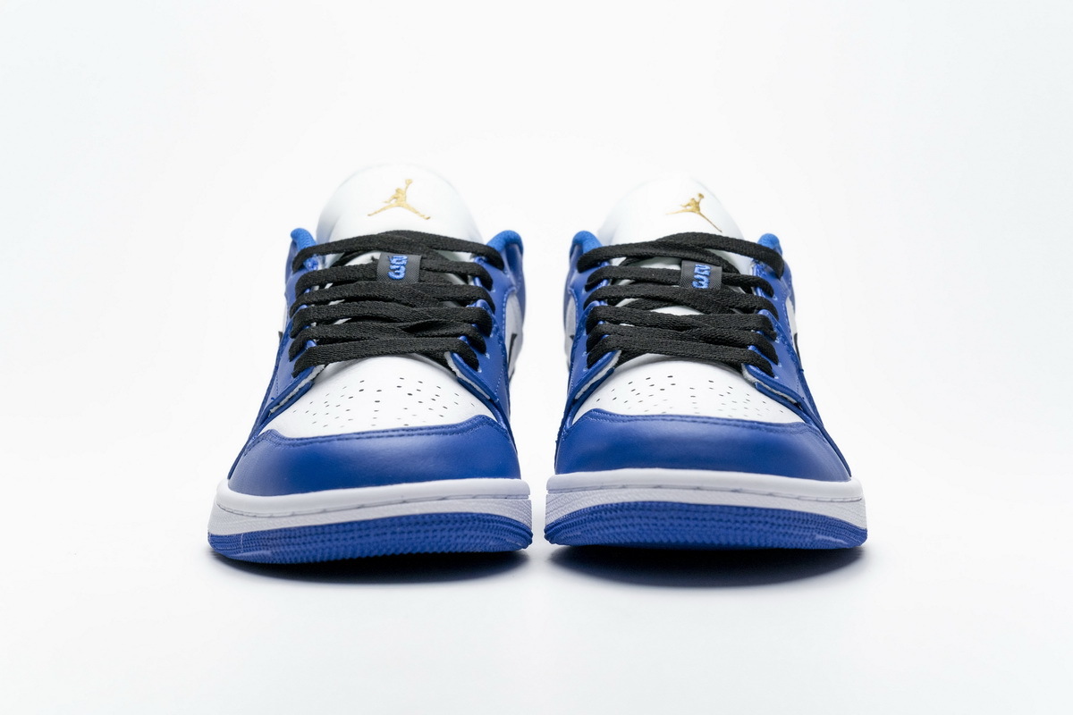 Bstsneaker- Air Jordan 1 Low Hyper Royal Orange Peel 553558-401 
