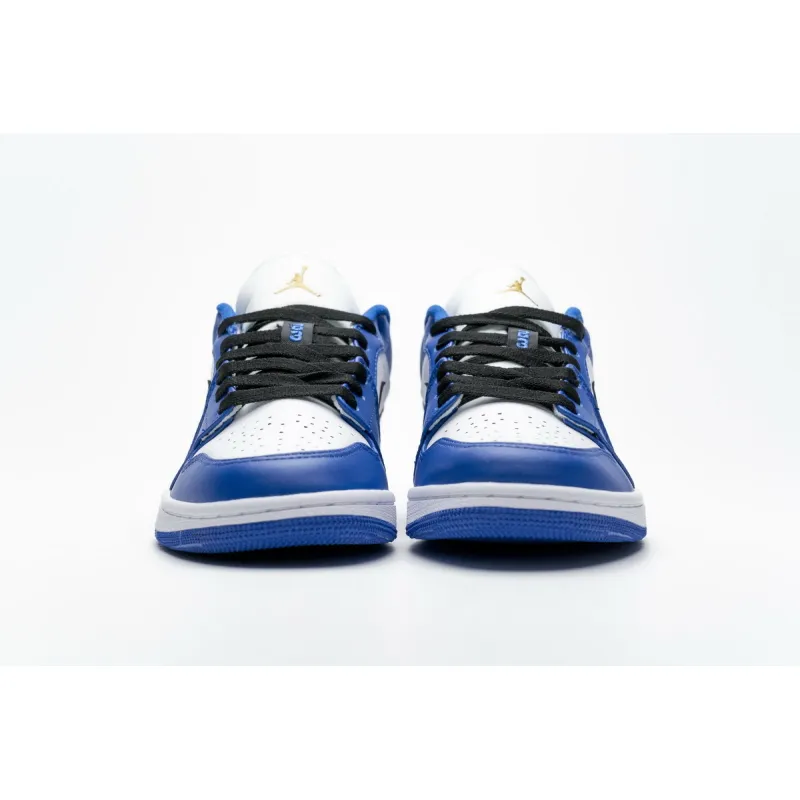Bstsneaker- Air Jordan 1 Low Hyper Royal Orange Peel 553558-401 