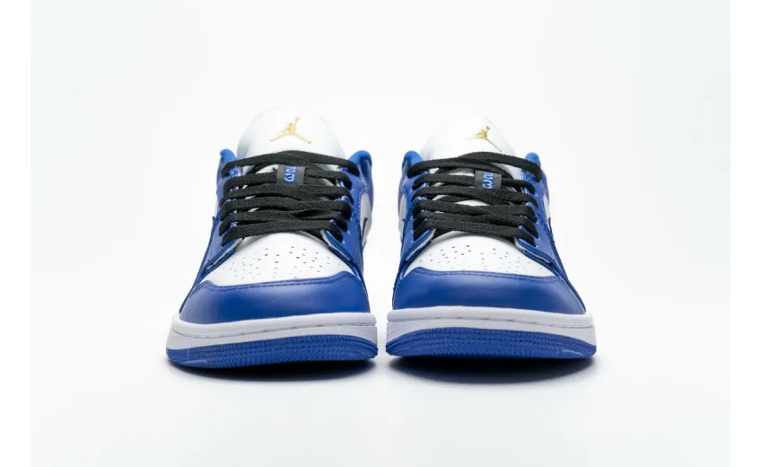 Bstsneaker- Air Jordan 1 Low Hyper Royal Orange Peel 553558-401 