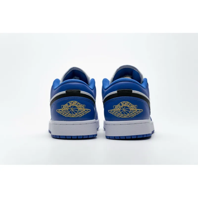 Bstsneaker- Air Jordan 1 Low Hyper Royal Orange Peel 553558-401 