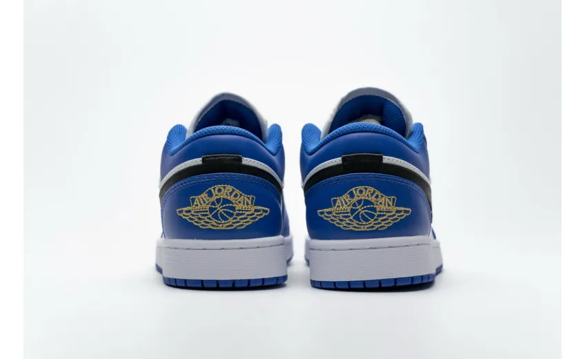 Bstsneaker- Air Jordan 1 Low Hyper Royal Orange Peel 553558-401 