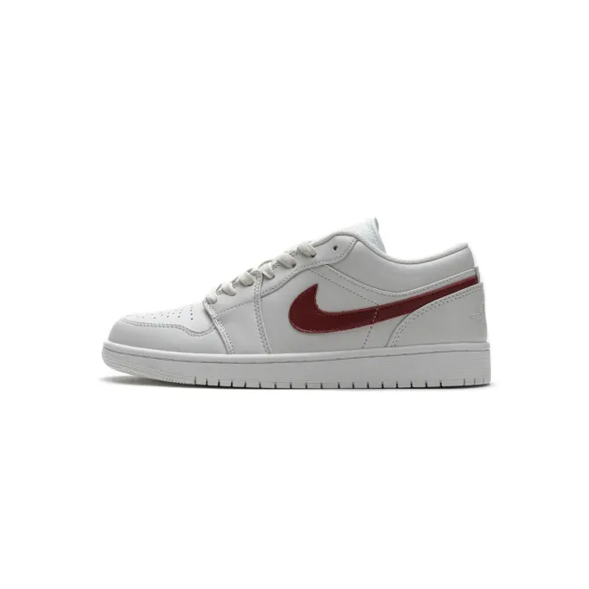 Bstsneaker- Air Jordan 1 Low Milk White Red AQ9941-161 