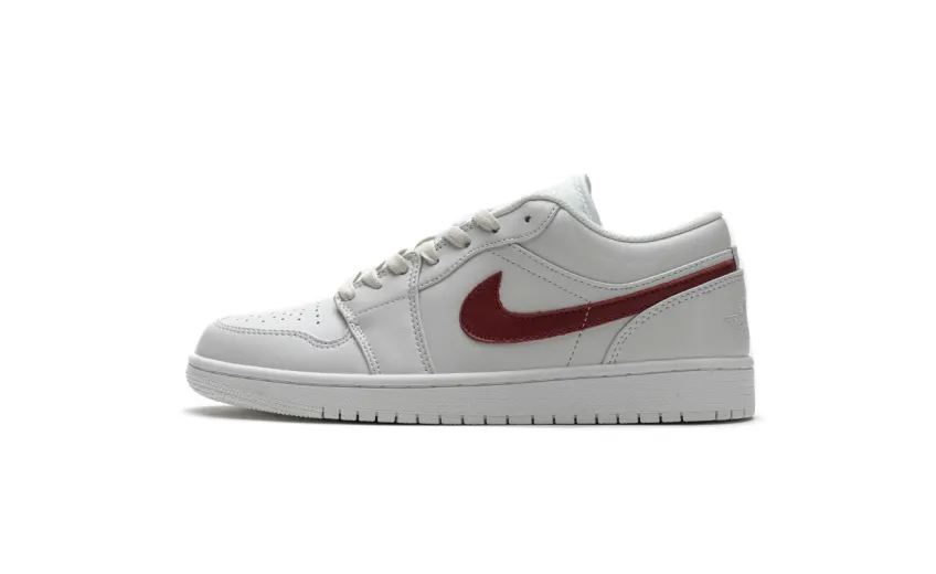 Bstsneaker- Air Jordan 1 Low Milk White Red AQ9941-161 