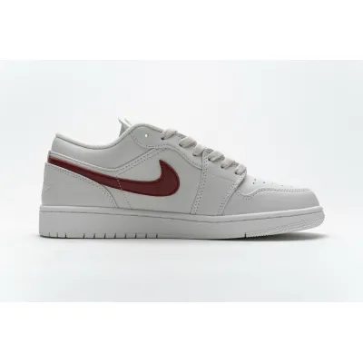  Air Jordan 1 Low Milk White Red AQ9941-161  02