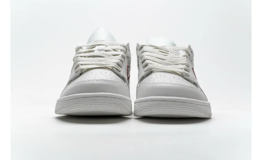 Bstsneaker- Air Jordan 1 Low Milk White Red AQ9941-161 