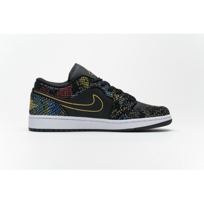 Bstsneaker- Air Jordan 1 Low Multicolor Snakeskin (W) (2020) CW5580-001  02