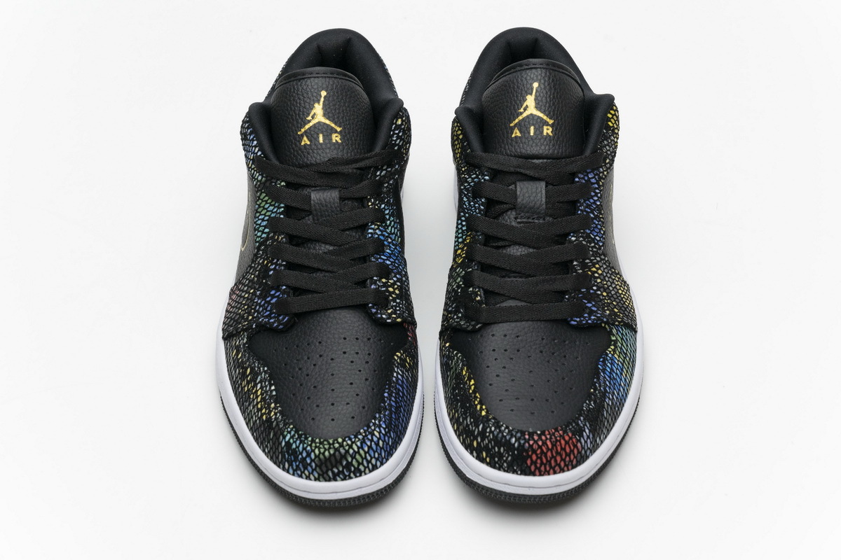 Bstsneaker- Air Jordan 1 Low Multicolor Snakeskin (W) (2020) CW5580-001 