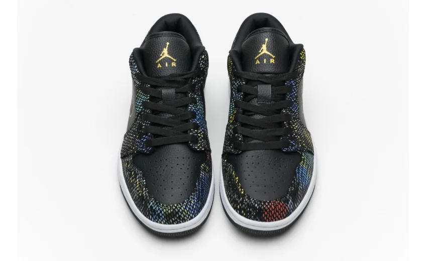 Bstsneaker- Air Jordan 1 Low Multicolor Snakeskin (W) (2020) CW5580-001 