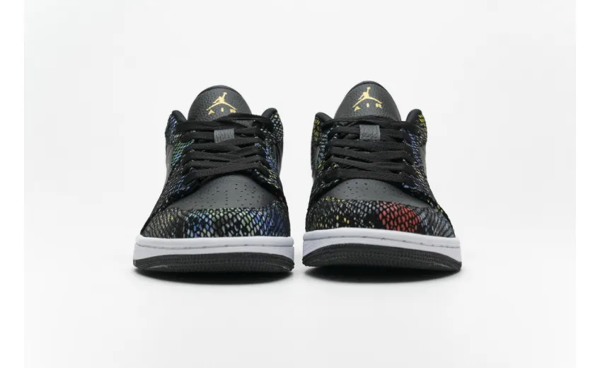 Bstsneaker- Air Jordan 1 Low Multicolor Snakeskin (W) (2020) CW5580-001 