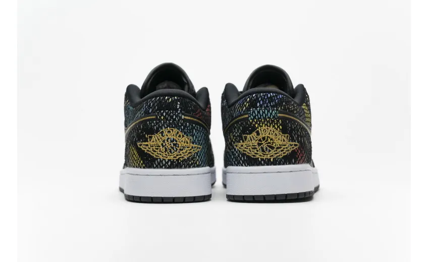 Bstsneaker- Air Jordan 1 Low Multicolor Snakeskin (W) (2020) CW5580-001 