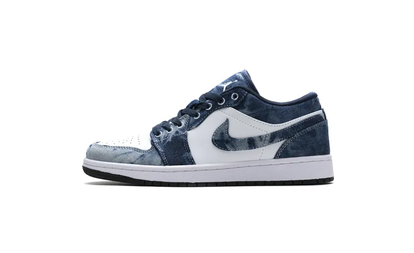Bstsneaker- Air Jordan 1 Low Washed Denim CZ8455-100 