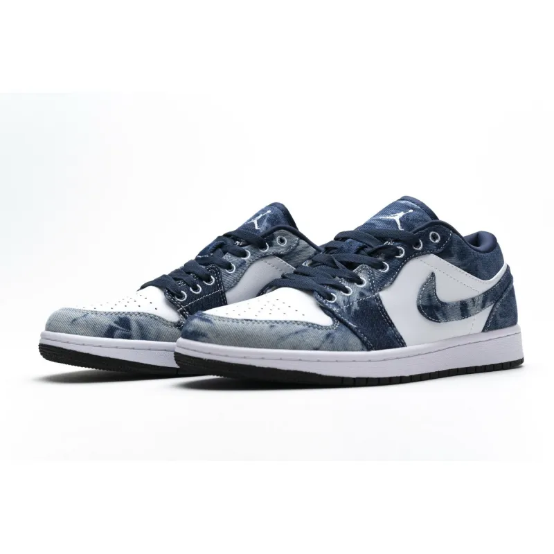 Bstsneaker- Air Jordan 1 Low Washed Denim CZ8455-100 