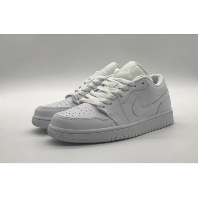 Bstsneaker- Air Jordan 1 Low White 553558-170  02