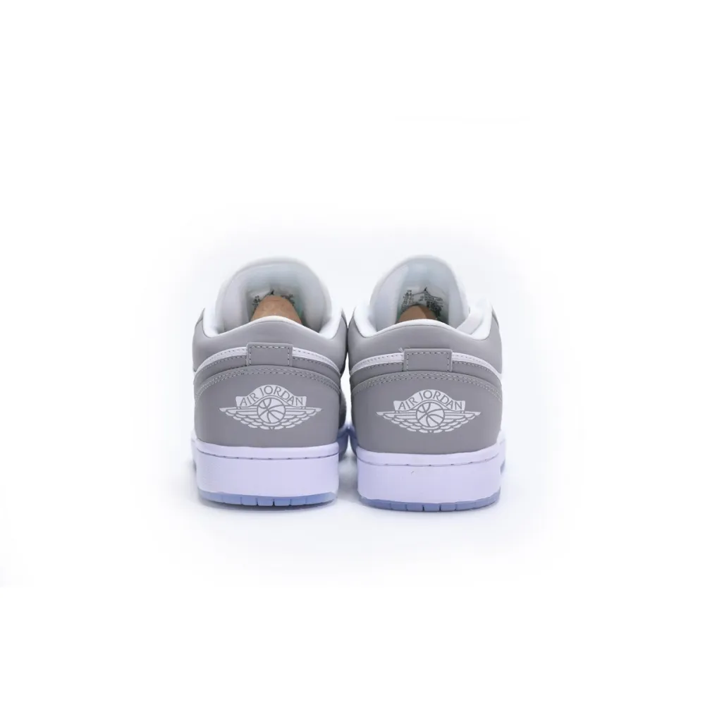 Bstsneaker- Air Jordan 1 Low Wolf Grey DC0774-105  