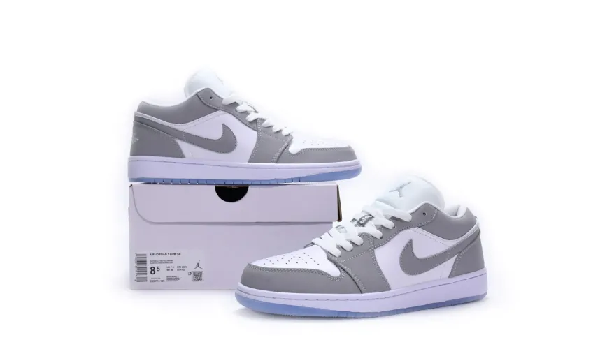 Bstsneaker- Air Jordan 1 Low Wolf Grey DC0774-105  