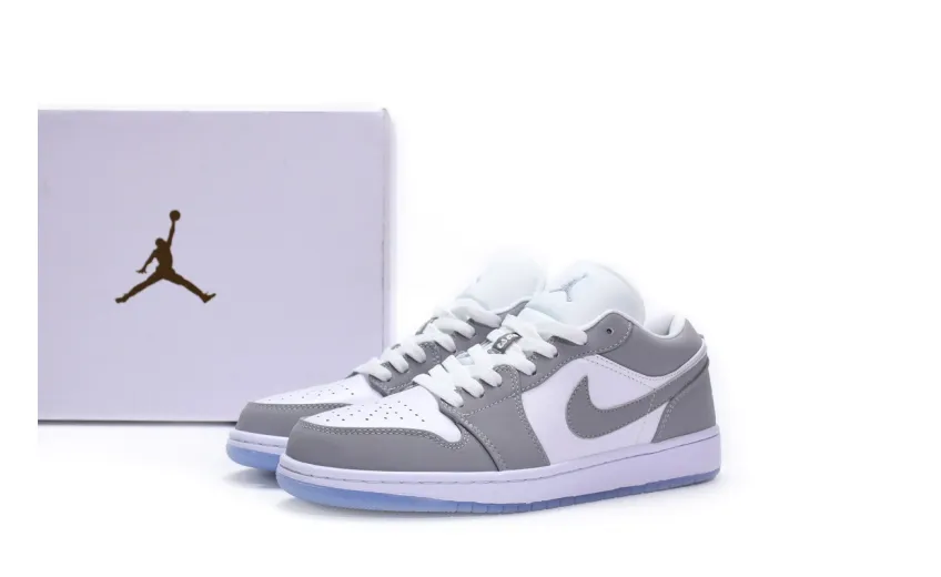 Bstsneaker- Air Jordan 1 Low Wolf Grey DC0774-105  