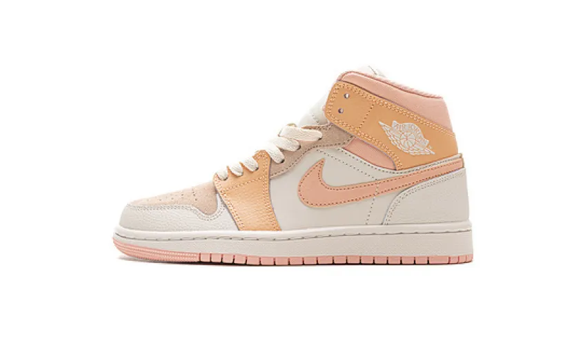 Bstsneaker- Air Jordan 1 Mid “Apricot Orange” DH4270-800  