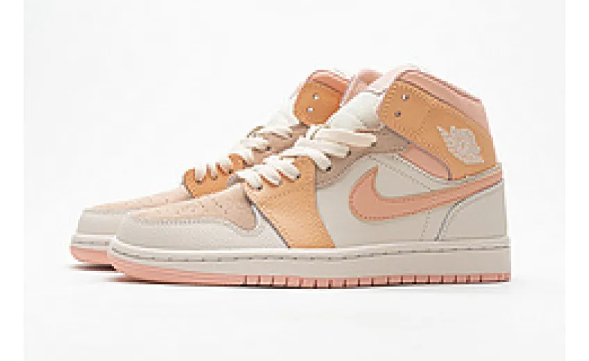Bstsneaker- Air Jordan 1 Mid “Apricot Orange” DH4270-800  