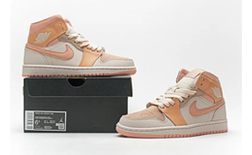Bstsneaker- Air Jordan 1 Mid “Apricot Orange” DH4270-800  
