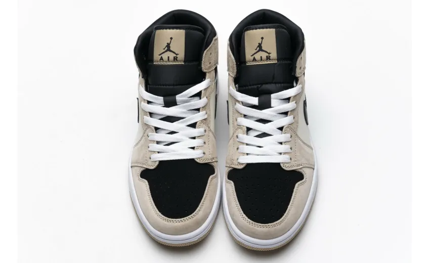 Bstsneaker- Air Jordan 1 Mid Barely Orange (W) BQ6472-800 